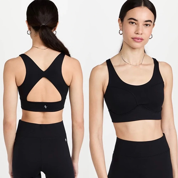 ALL ACCESS Other - NWT $75 All Access Long Line Mid Impact Bra in Black Size Small